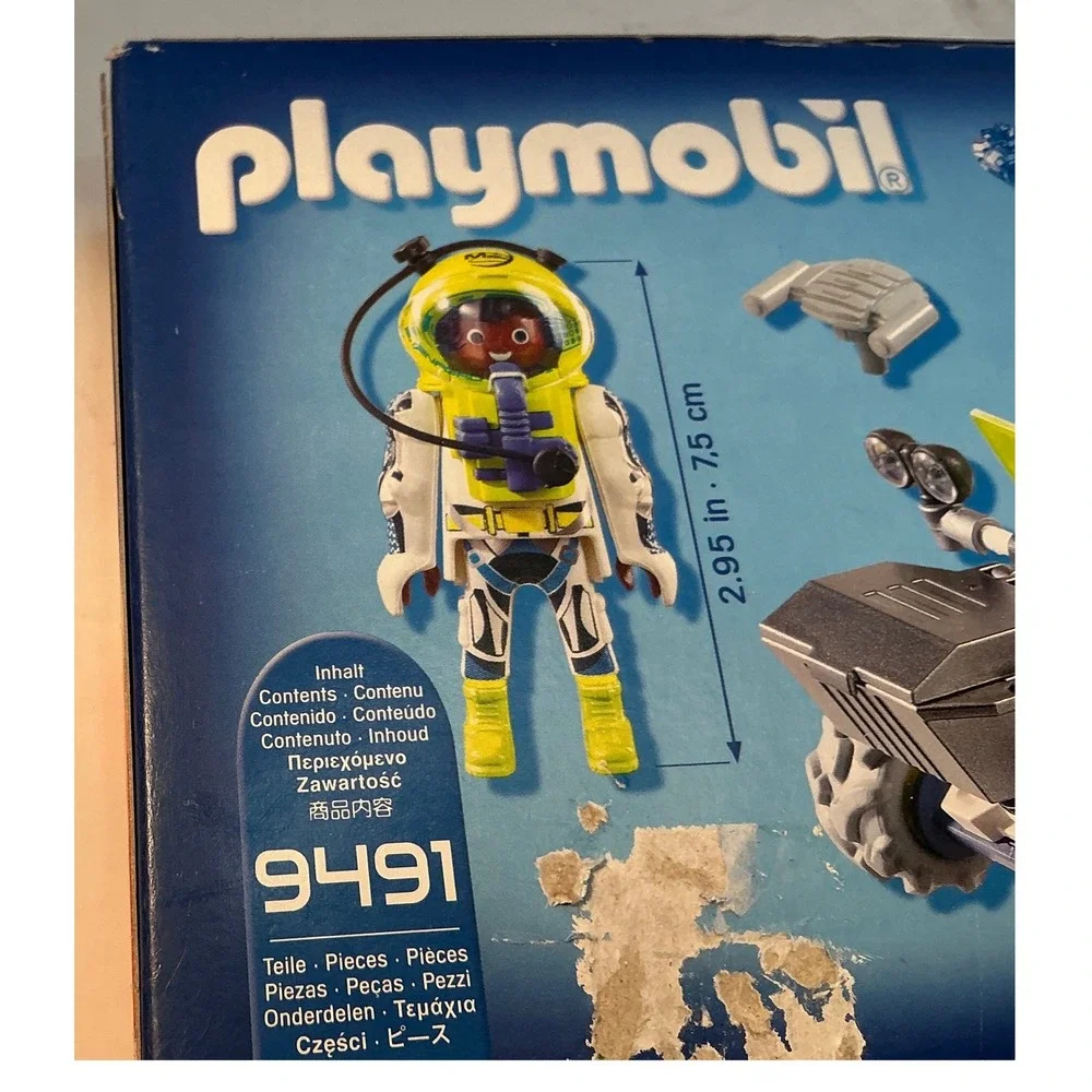 Playmobil Space Mars Rover 9491 Astronaut Figure 42 pc Building Set NWT